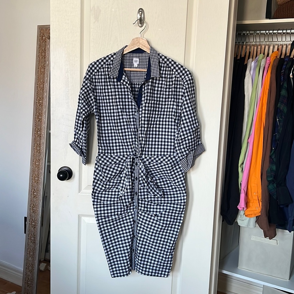 3/$30 EUC gap x Sarah Jessica Parker vintage style cotton poplin dress in size S